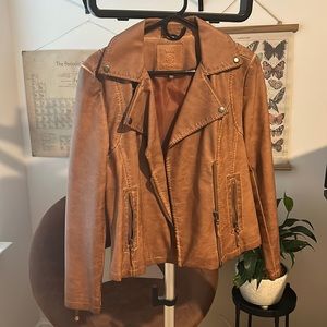 Faux Leather Jacket